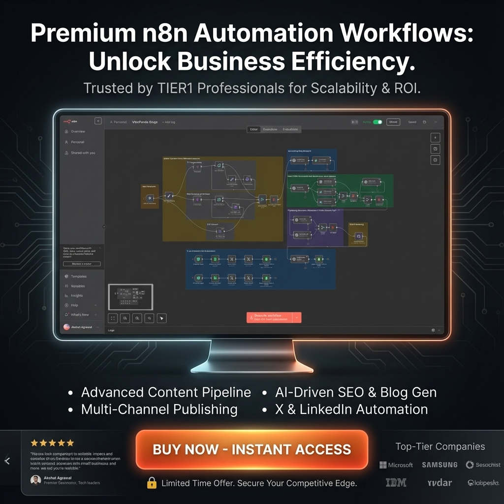 Premium n8n Automation Workflows - Unlock Business Efficiency